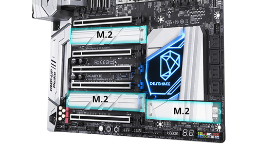 Triple PCIe Gen3 x4 M.2 Direct from CPU